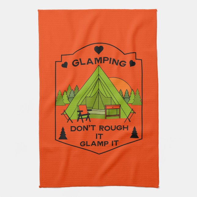 Bell Tent Glamping Geschirrtuch (Vertikal)