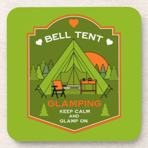 Bell Tent Glamping Getränkeuntersetzer