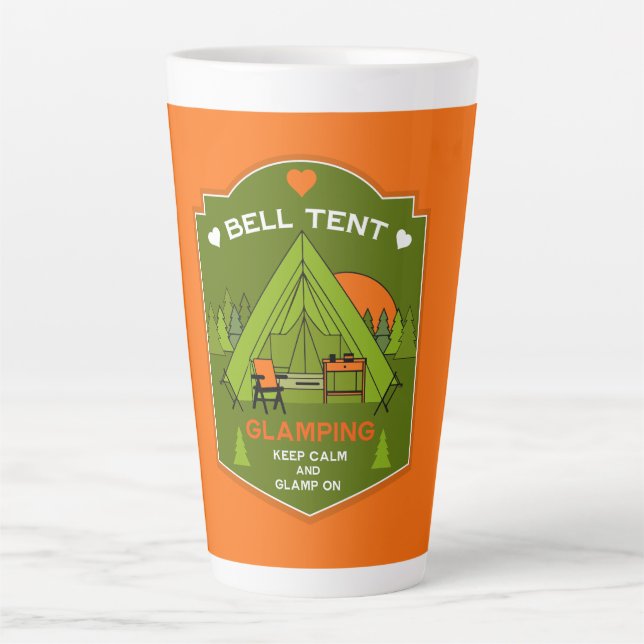 Bell Tent Glamping Milchtasse (Vorderseite)
