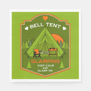 Bell Tent Glamping Serviette