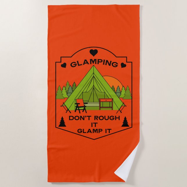 Bell Tent Glamping Strandtuch (Vorderseite)