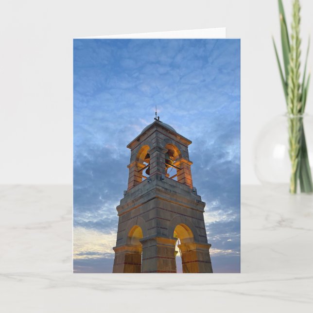 Bell Tower Athens Griechenland Karte (Vorderseite)