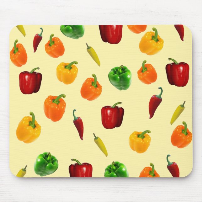 Bell und Mini Pepper Mousepad (Vorne)