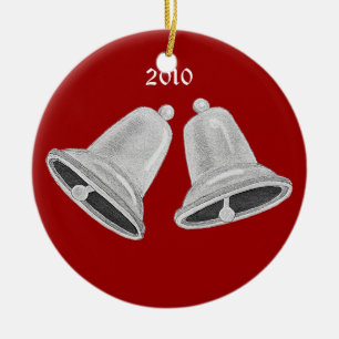Bell verzieren (Silber) Keramikornament