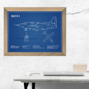 Bell X-1 - Flugzeugkonzepte AD Fotodruck