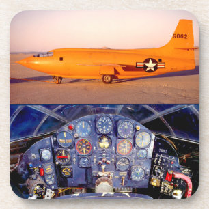 BELL X-1 ‚GLAMOROUS GLENNIS‘ GETRÄNKEUNTERSETZER