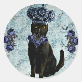 Bella Black Cat Aufkleber Siegel