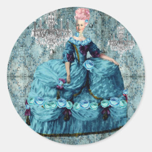 Bella Blue Marie Antoinette Sticker Siegel