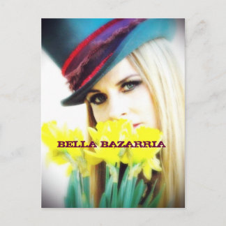 BELLA -Blume-Postkarte Postkarte