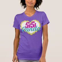 Bella Canvas Coeur féminin et T-shirt à chaîne
