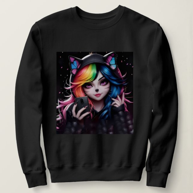  Bella+Canvas Damen  Sweatshirt (Design vorne)