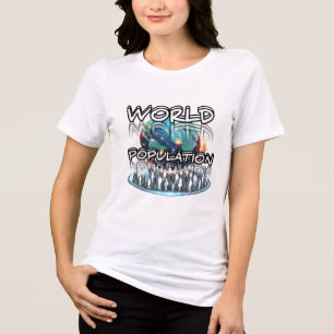 Bella+Canvas Damen Tri-Blend T-Shirt, einfarbig Sc Shirt