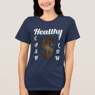 Bella+Canvas Damen Tri-Blend T-Shirt, Weiß, Erwach Shirt