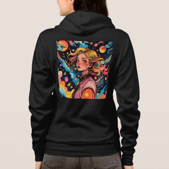 Bella+Canvas Full-Zip Hoodie (Rückseite)