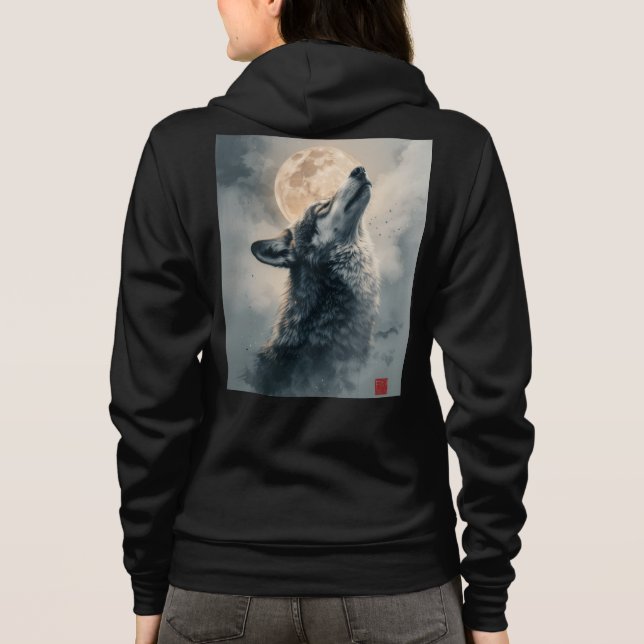 Bella+Canvas Full-Zip Hoodie (Rückseite)