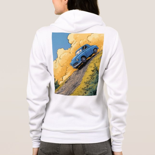 Bella+Canvas Full-Zip Hoodie (Rückseite)