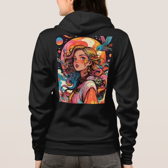 Bella+Canvas Full-Zip Hoodie (Rückseite)