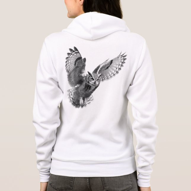 Bella+Canvas Full-Zip Hoodie (Rückseite)