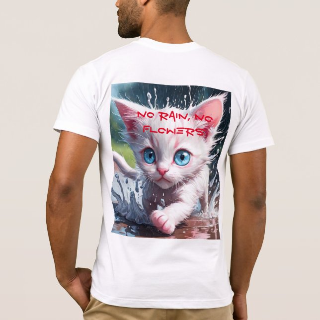 Bella Canvas Jersey Manches courtes T-shirt Kitten (Dos)