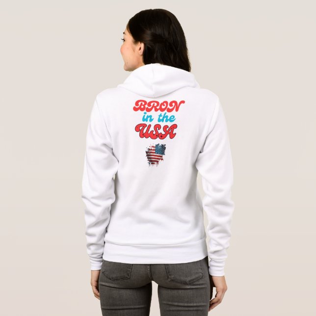 Bella+Canvas Reißverschluss-Hoodie Hoodie (Schwarz voll)