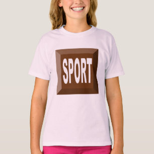 BELLA+CANVAS SPORT SCHOKOLADE T-Shirt