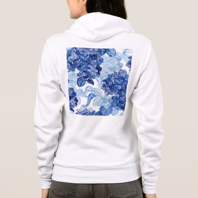 Bella+Canvas Sweat à capuche fermeture éclair (Dos)
