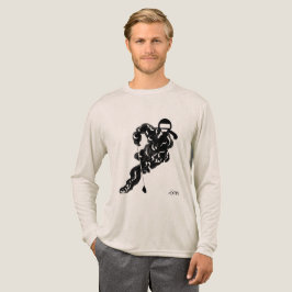 Bella Canvas Tri-Blend Langarmshirt : Hockey Shirt