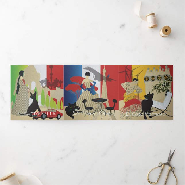 Bella Cat 7-9 Trifache Karte (Außenbereich)