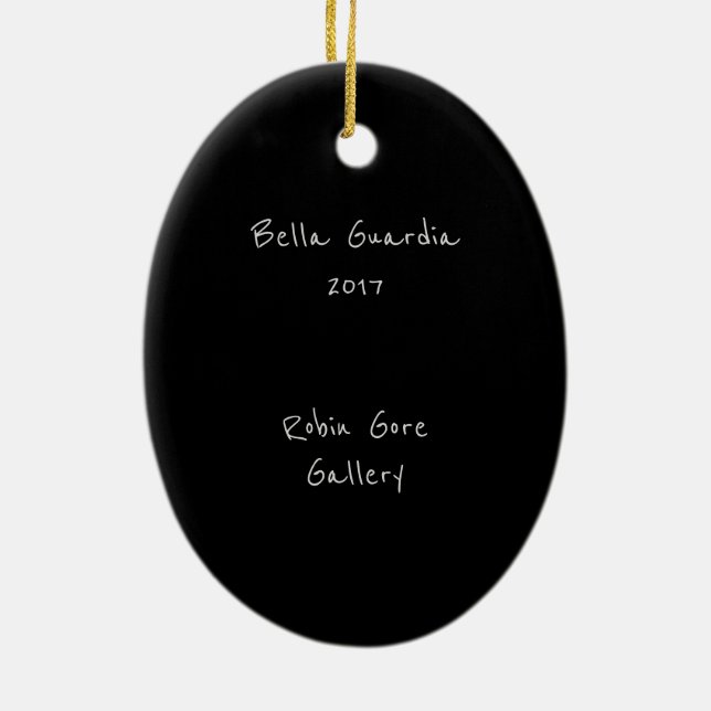 Bella Guardia Keramik Ornament (Hinten)