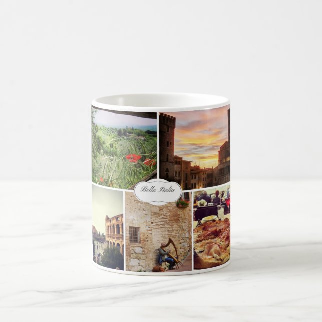Bella Italien, Italien Andenken Kaffeetasse (Mittel)