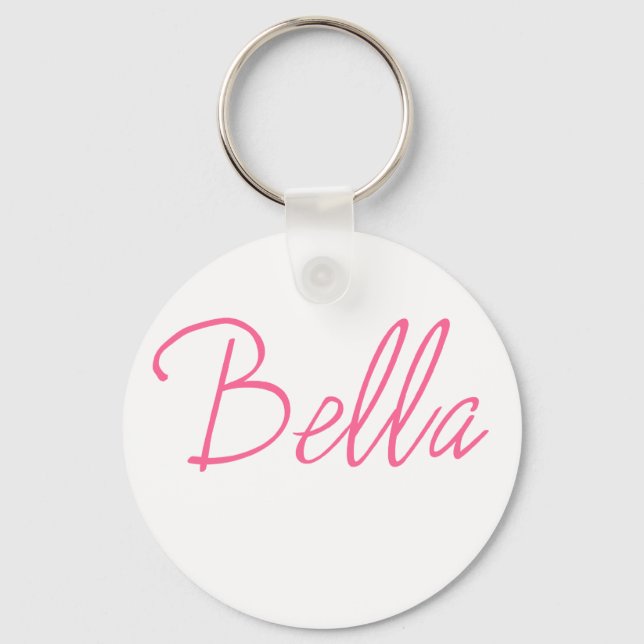 BELLA Italienisch für schön Schlüsselanhänger (Vorderseite)