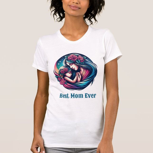 Bella+Leinwand Die Liebe einer Mutter ist ewig T-Shirt (Vorderseite)
