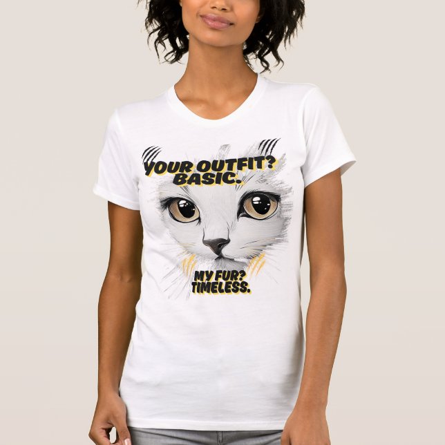 Bella+Leinwand für Frauen T - Shirt dünn - Katzen  (Vorderseite)