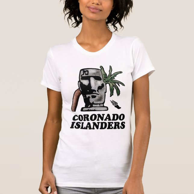 Bella Leinwand Islander Track Front T-Shirt (Vorderseite)
