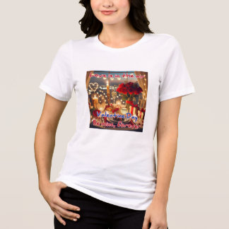 Bella+Leinwand T - Shirt für Frauen mit Dreifachmi