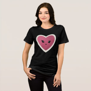 Bella+Leinwand T - Shirt für Frauen mit Dreifachmi