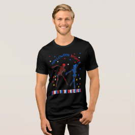 Bella Leinwand Tango zu Whitehouse Halloween Tri-Blend Shirt