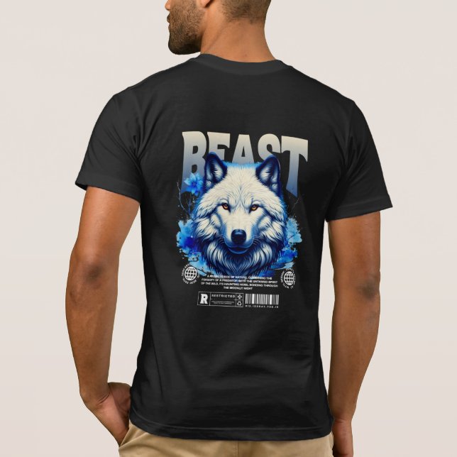 Bella Leinwand Tri-mix T - Shirt (Rückseite)