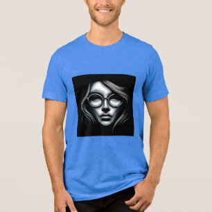 Bella+Leinwand Tri-Mix-T - Shirt, Solid Black Trib Tri-Blend Shirt