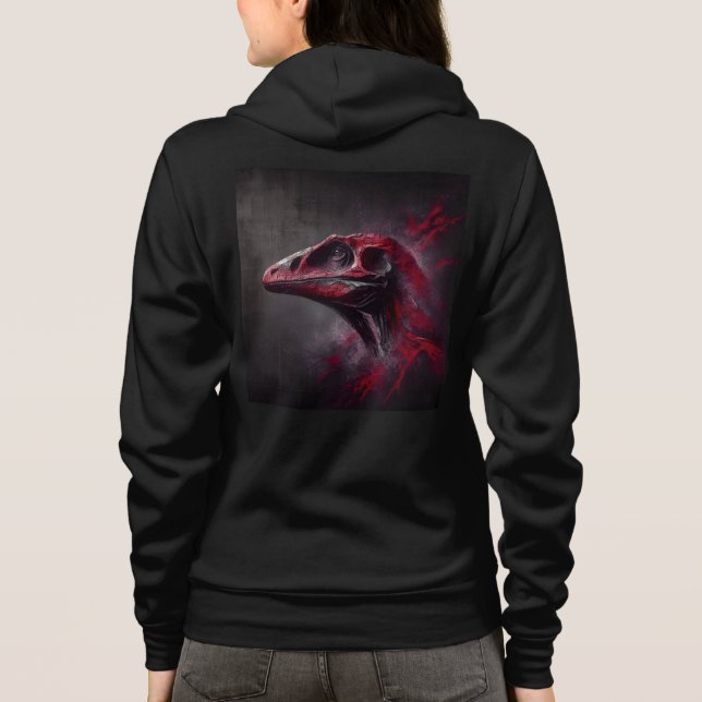 Bella+Leinwand Vollzip Sweatshirts mit Kunstwerken (Rückseite)