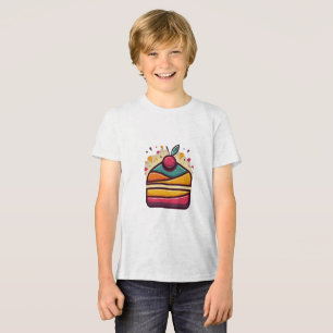 Bella+Leinwand Youth Tri-Blend Cake Design Shirt