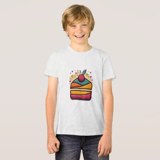 Bella+Leinwand Youth Tri-Blend Cake Design Tri-Blend Shirt