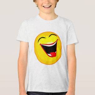 Bella+Leinwand Youth Tri-mix T - Shirt, White Flec Tri-Blend Shirt