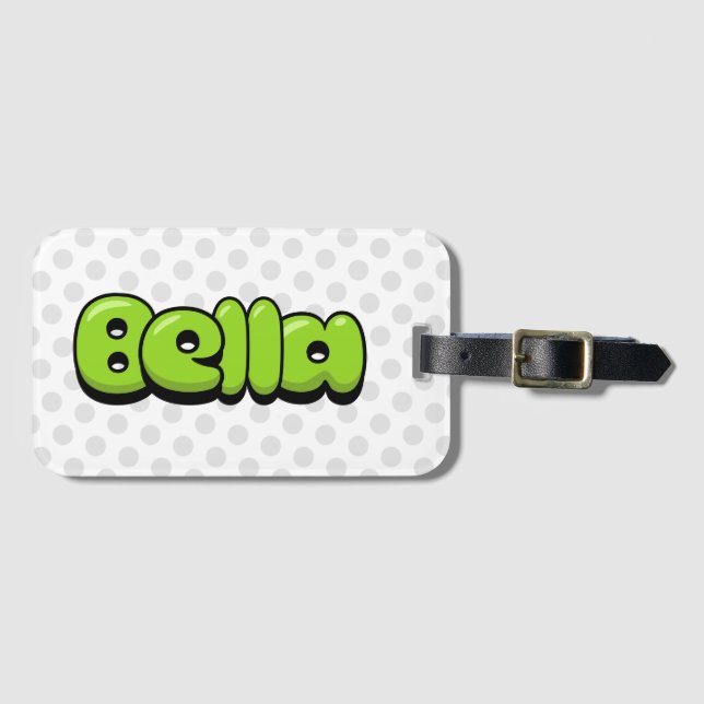 Bella Luggage Tag Gepäckanhänger (Vorderseite (Horizontal))