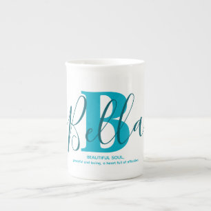 Bella Name Bedeutung Monogramm Prozellantasse