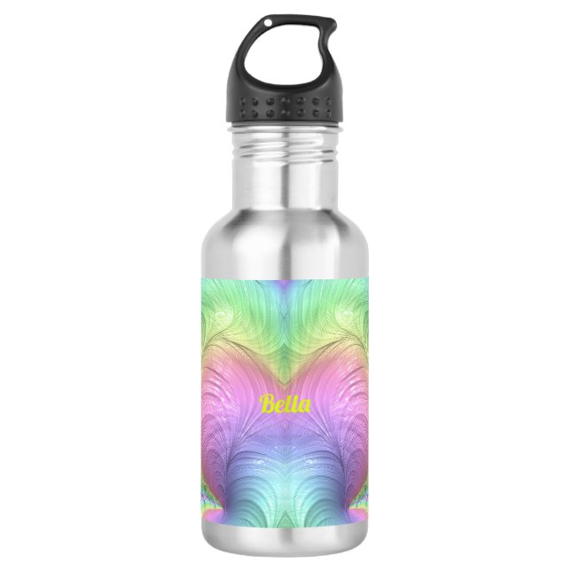 BELLA ~ Pale Pastel Shades 3D Edelstahlflasche (Vorderseite)