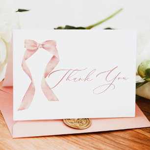 BELLA Rouge Bow Elle Attache le Nœud Merci