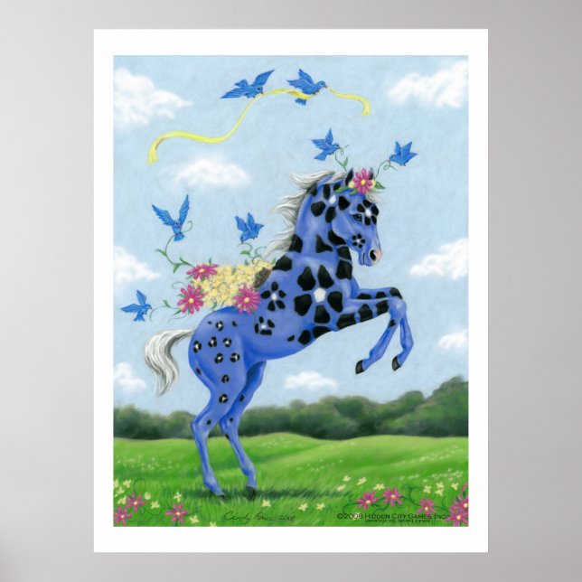 Bella Sara Bluebell - Druck Poster (Vorne)