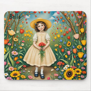 BELLA ~ Sweet Vintag Girl ~ Mousepad