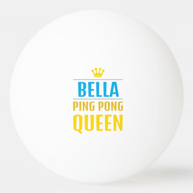 Bella Tischtennisball (Vorderseite)